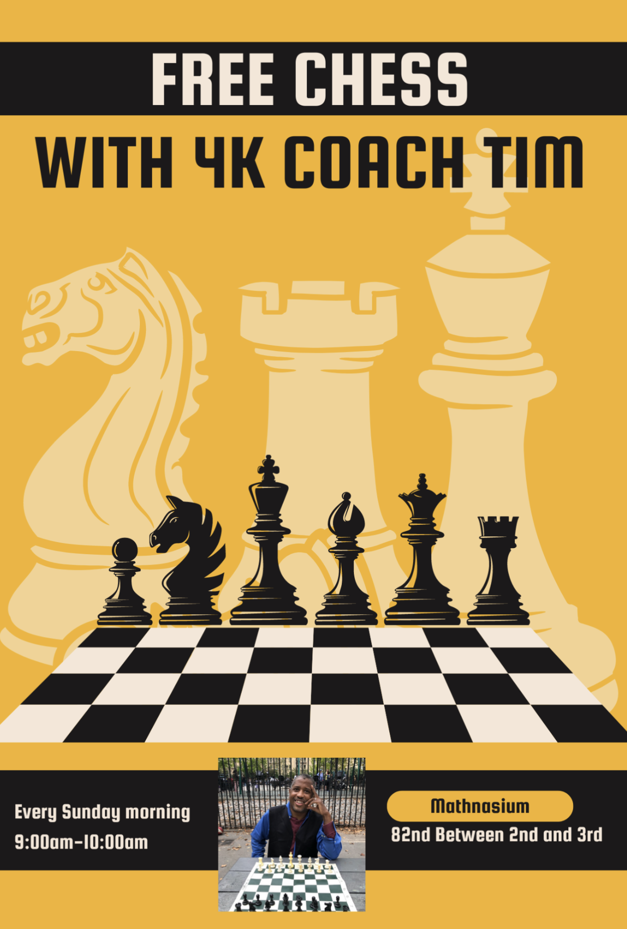 free chess with coach tim